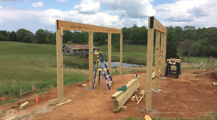 Second Beams Half Installed