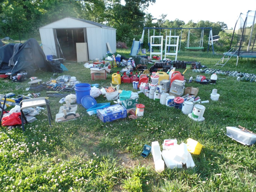 Cleaning out the Old Shed.